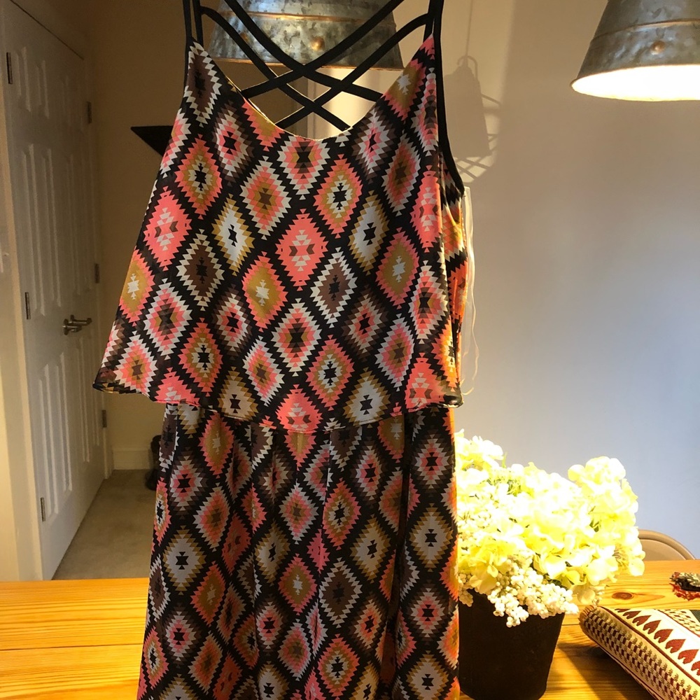 Southwestern print dress 👗